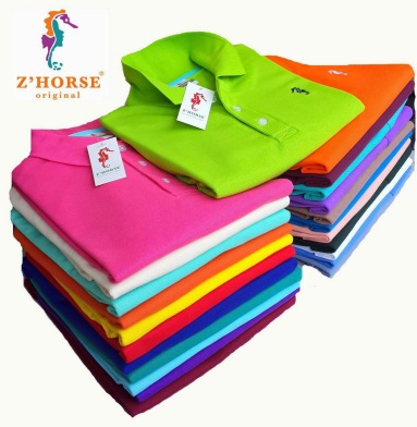 เสื้อโปโล ยี่ห้อ zhorse (ม้าน้ำ) ขายส่ง ราคาถูก สินค้าขายดี ในตลาด แบบเสื้อ โปโล เสื้อคอปก สินค้าส่งออก ในไทย